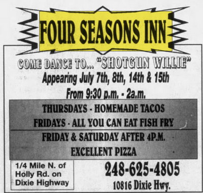 Springfield Inn Bar & Grill (Four Seasons Inn, Palmers) - Jul 02 2000 Article (newer photo)